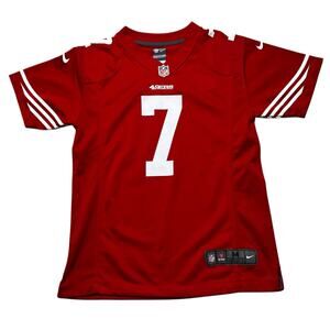 NFL On Field San Francisco 49ers Kaepernick Jersey Youth Medium Nike Football